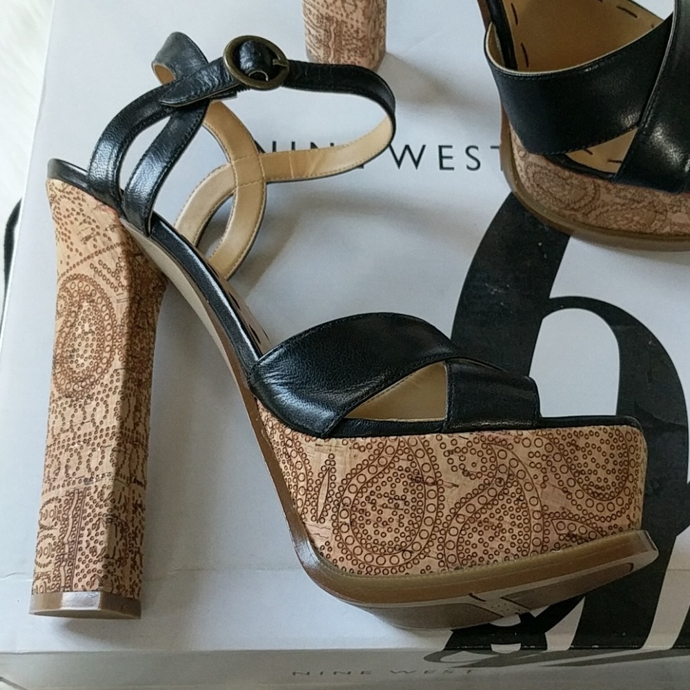 Nine West platform sandals - Picture 3 of 7